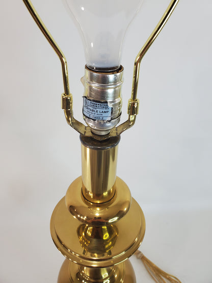 Vintage Brass Hollywood Regency Table Lamp