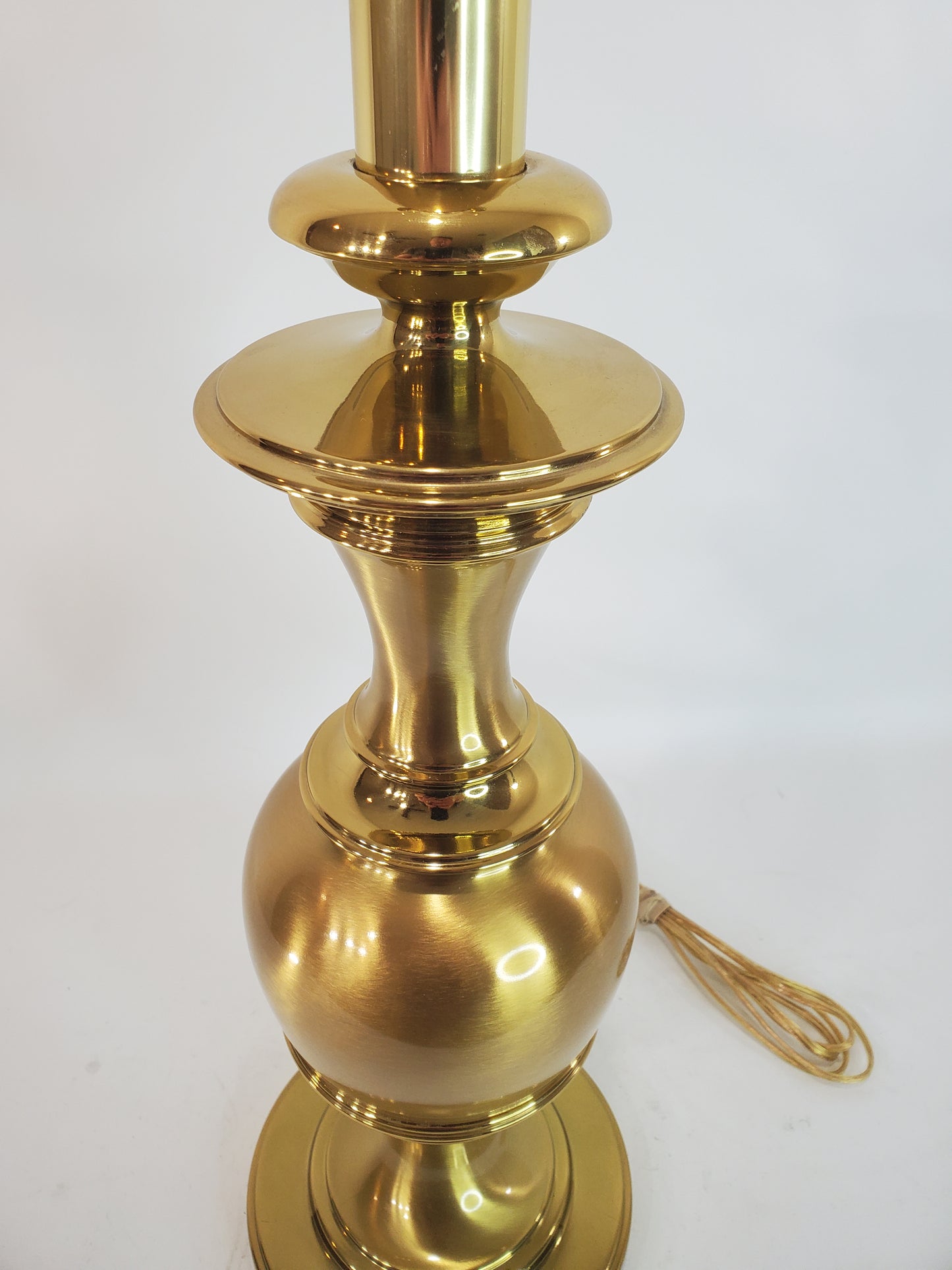 Vintage Brass Hollywood Regency Table Lamp