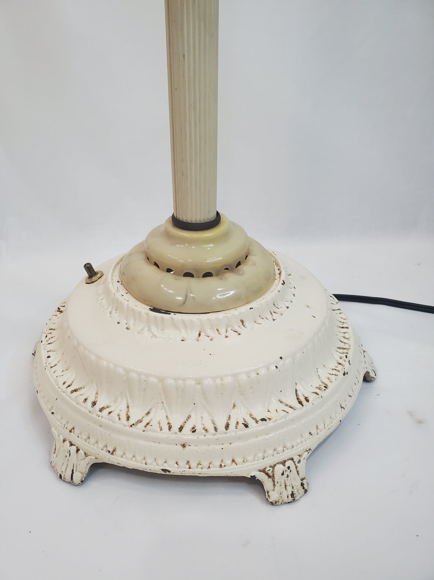 Vintage Candelabra Floor Lamp With Night Light Base