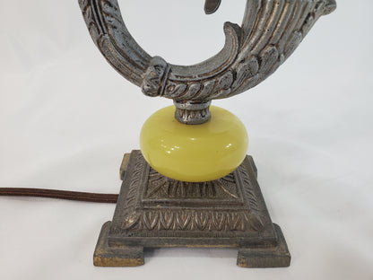 Vintage Spanish Chamber Candle Holder Table Lamp