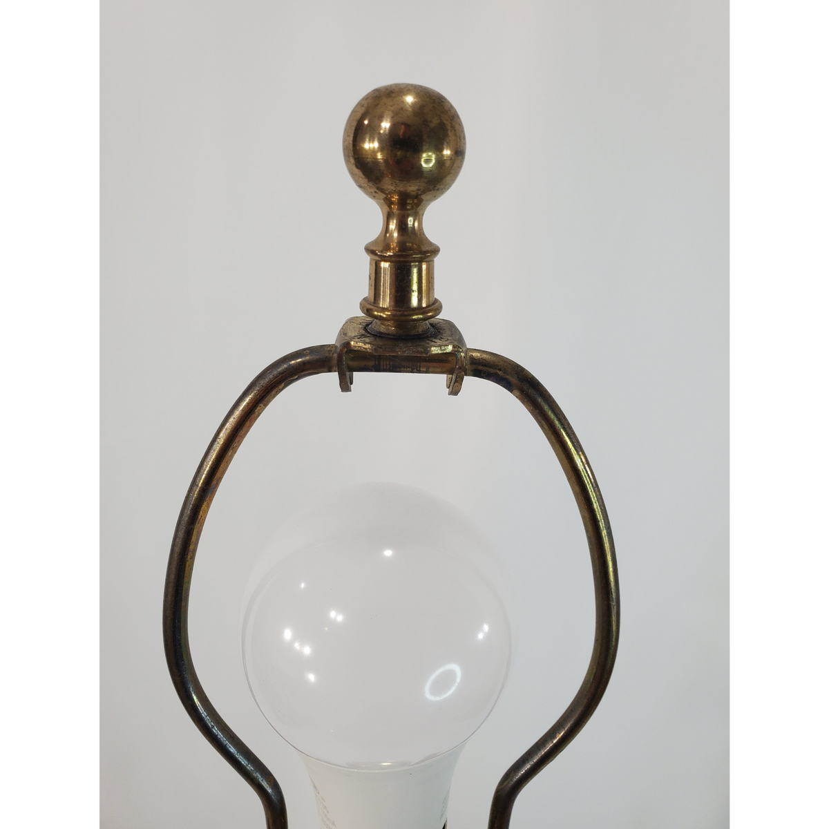 Vintage Stiffel Brass Candlestick Floor Lamp - Petite