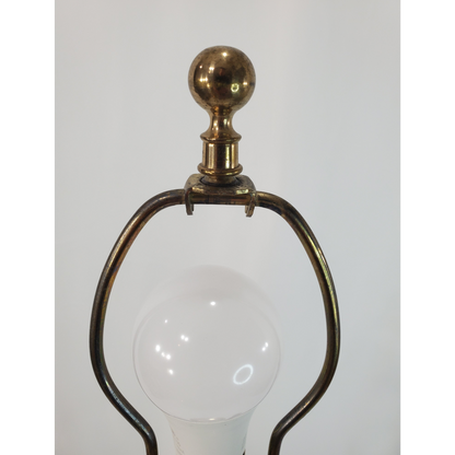 Vintage Stiffel Brass Candlestick Floor Lamp - Petite